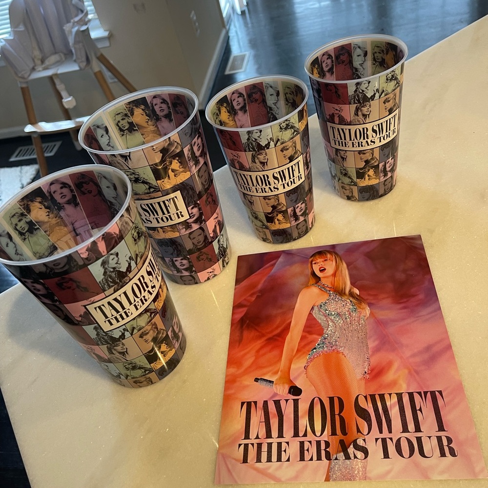 Taylor swift movie cups and posters